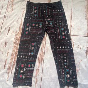 Epic Threads girls printed leggings-black-sz Small
